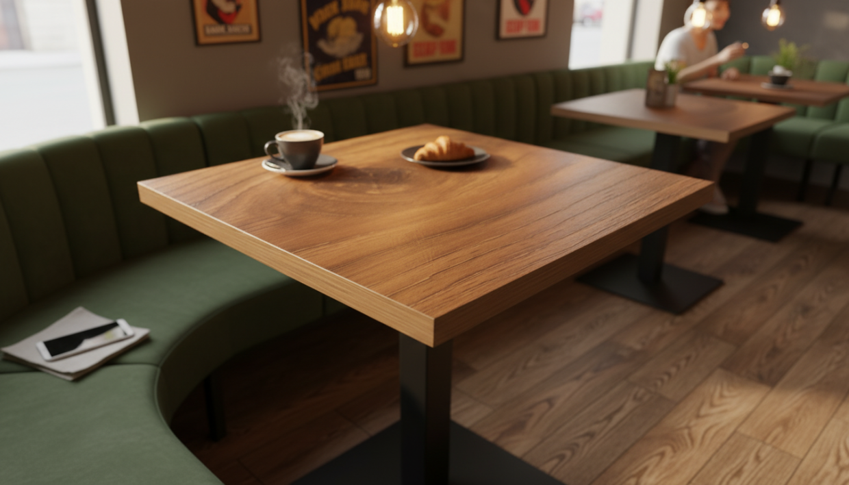 Столешница HPL на основе МДФ (Квадратная) Дуб Каньон Касл_28