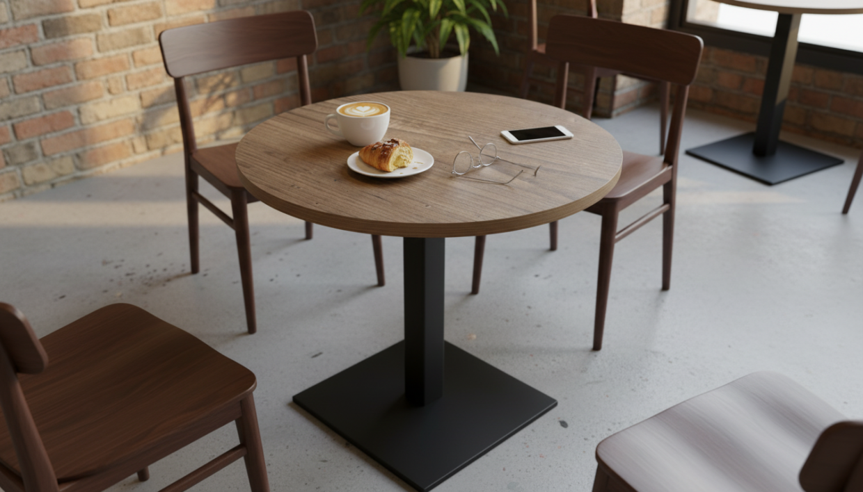 Столешница HPL на основе МДФ (Круглая) Сосна Ностальжи_20