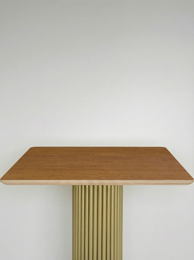 Столешница HPL на основе фанеры влагостойкая - толщина 19 мм (квадратная) Дуб Вотан_18