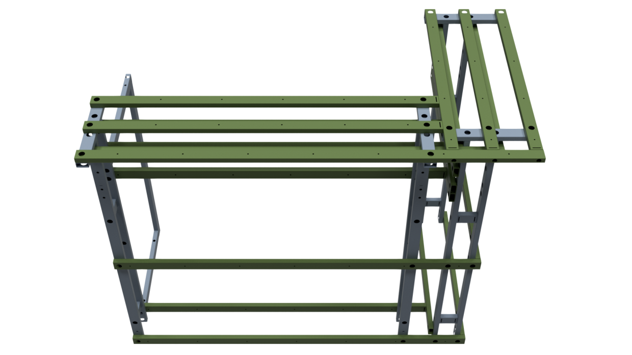 Металлический каркас для барной стойки